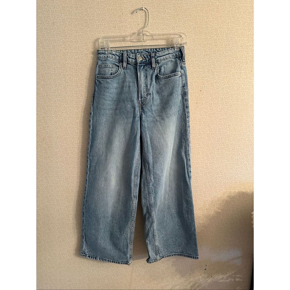 H&M high waisted, wide leg, like new jeans